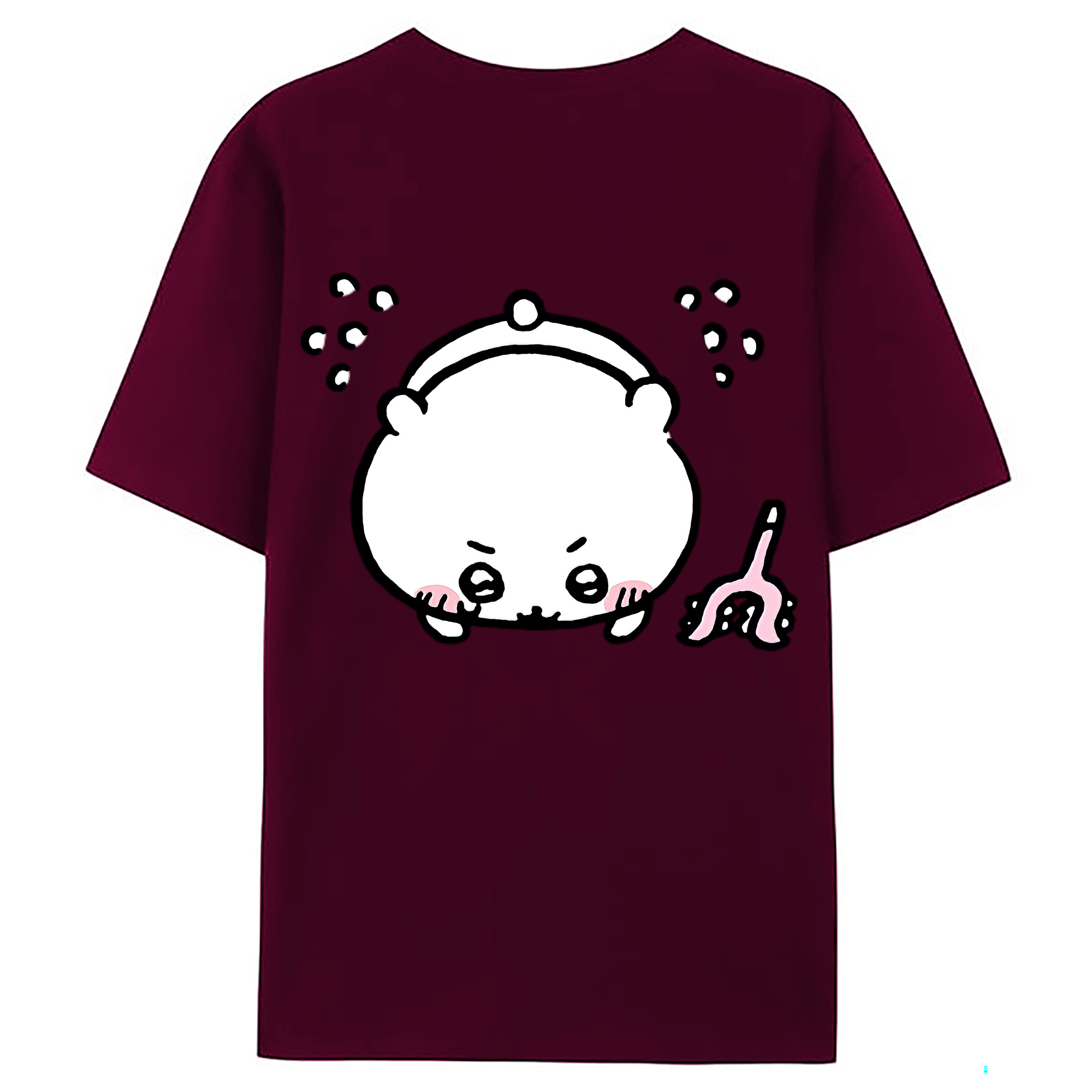 （画像用） ちいかわ ちいかわ Chii-kawa chiikawa レディース半袖Tシャツ(バックプリント)